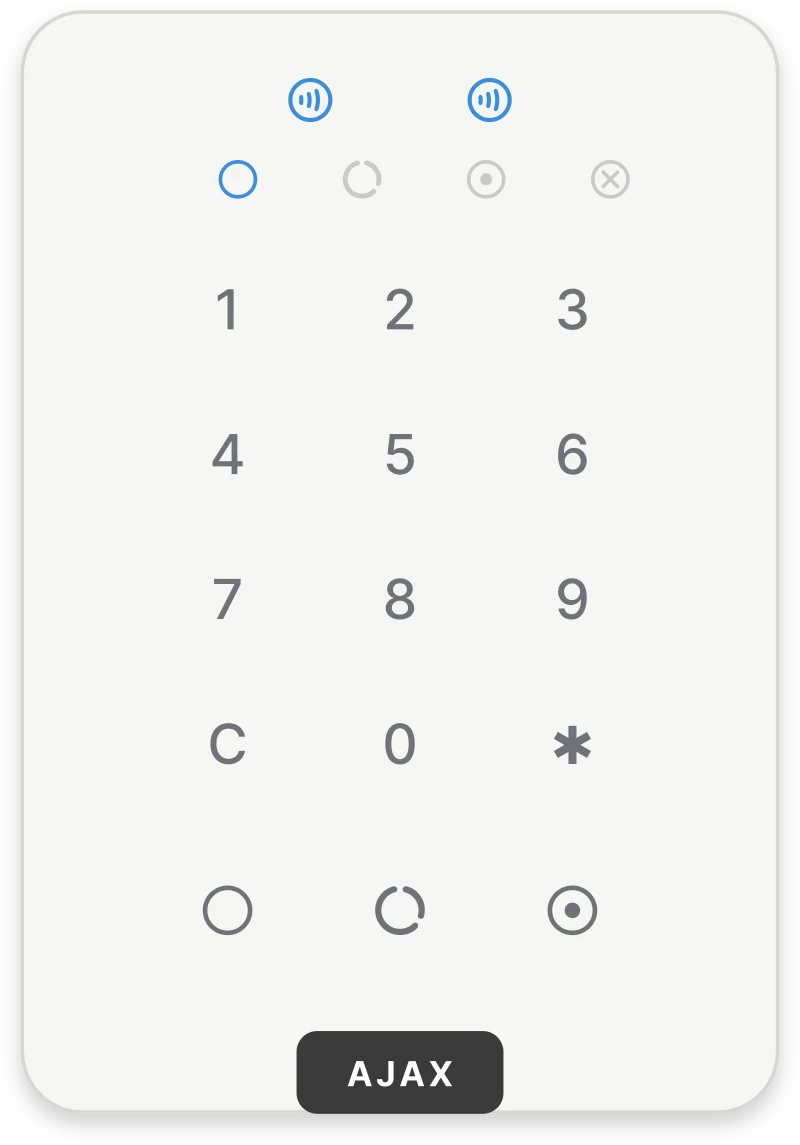 Ajax KeyPad Plus