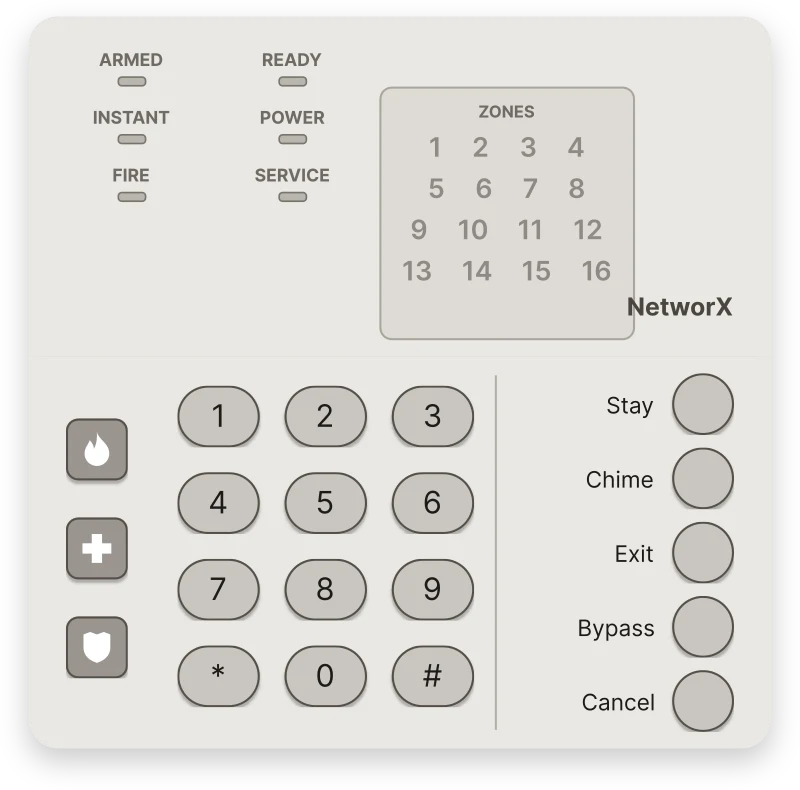 Caddx NX-116E, NX-124E