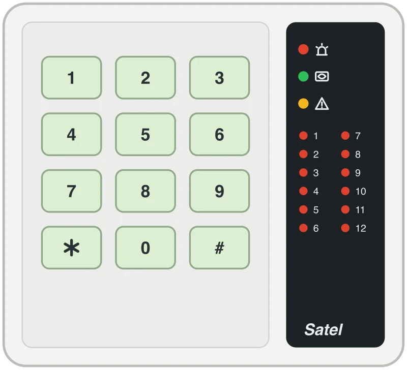 Satel CA-10 KLED