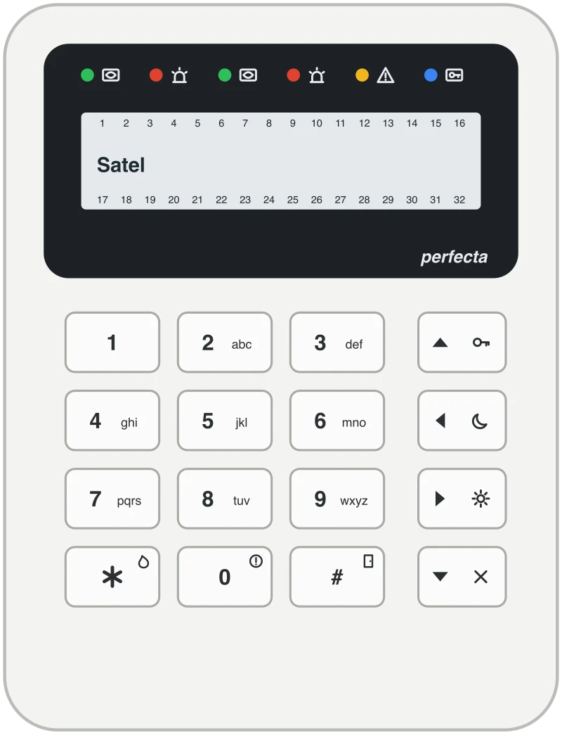 Satel PRF-LCD, PRF-LCD-WRL